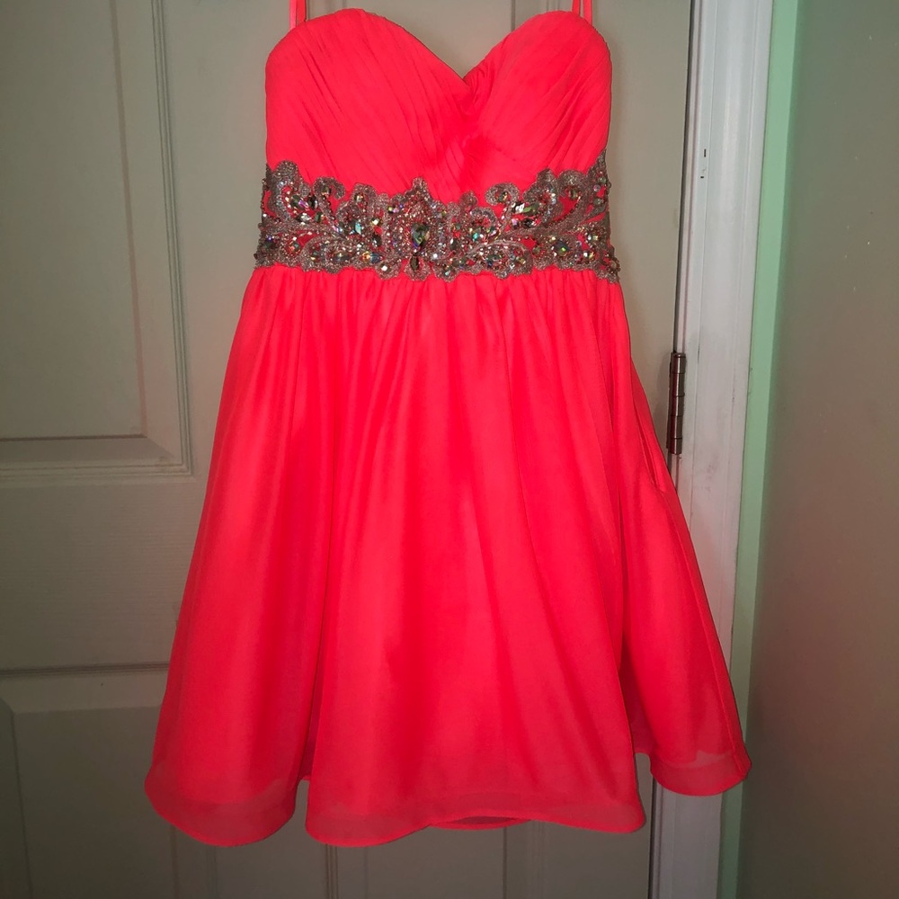 Bright Homecoming Dress